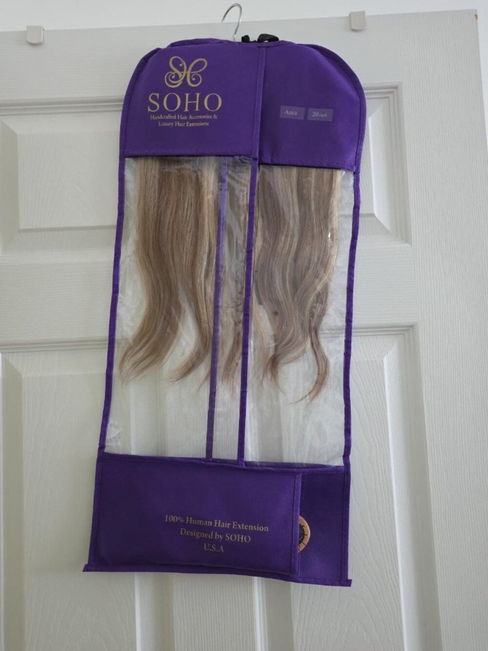 SOHO Aura 20" 100% Human Hair Extensions – Blonde Balayage – Worn Once